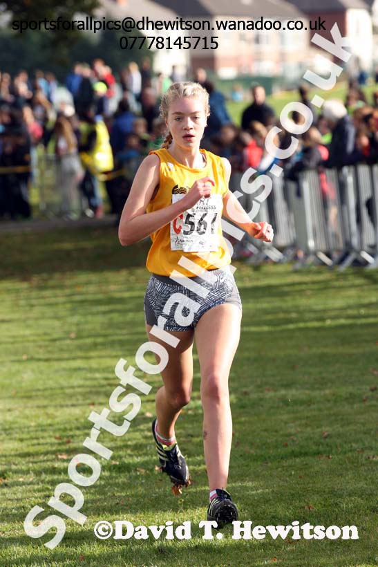 Womens under-17s Northern Cross Country Relays. Photo: David T. Hewitson/Sports for All Pics